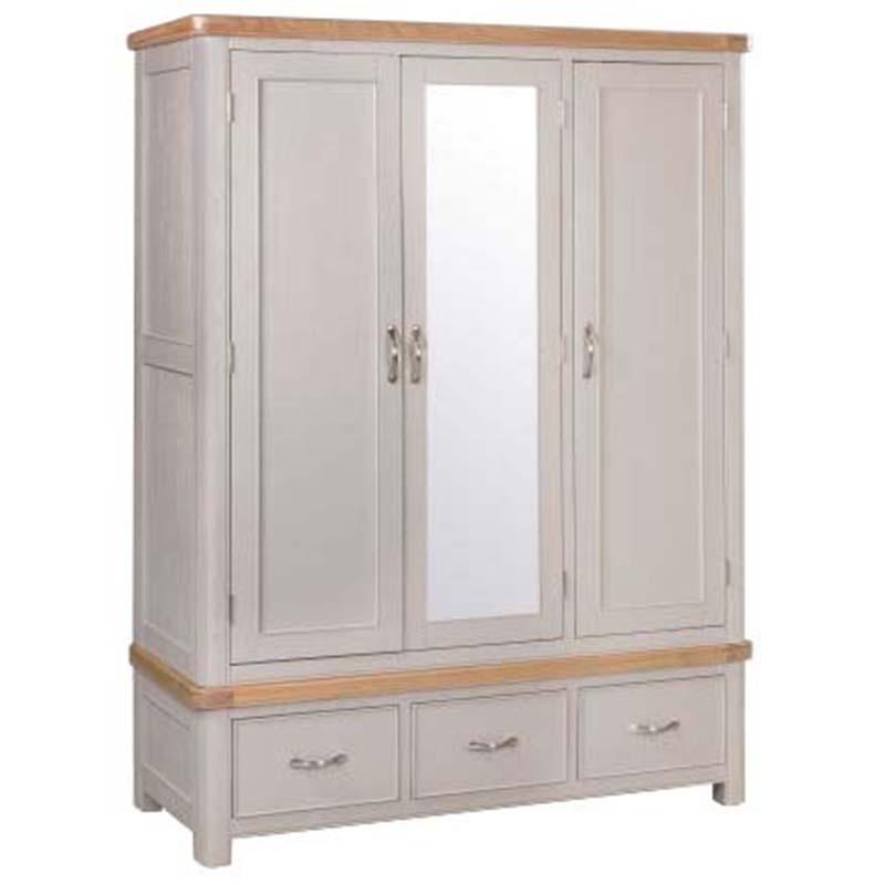 Burlington Painted Triple Wardrobe